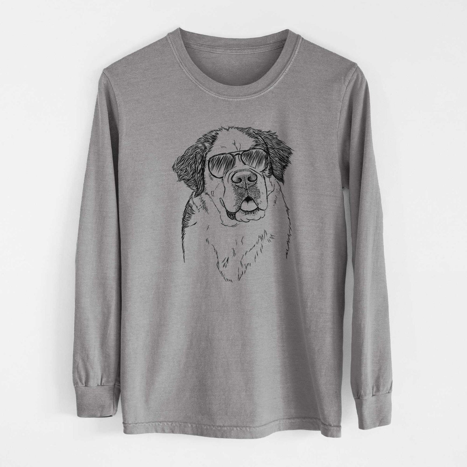 Aviators Hook the Saint Bernard - Heavyweight 100% Cotton Long Sleeve