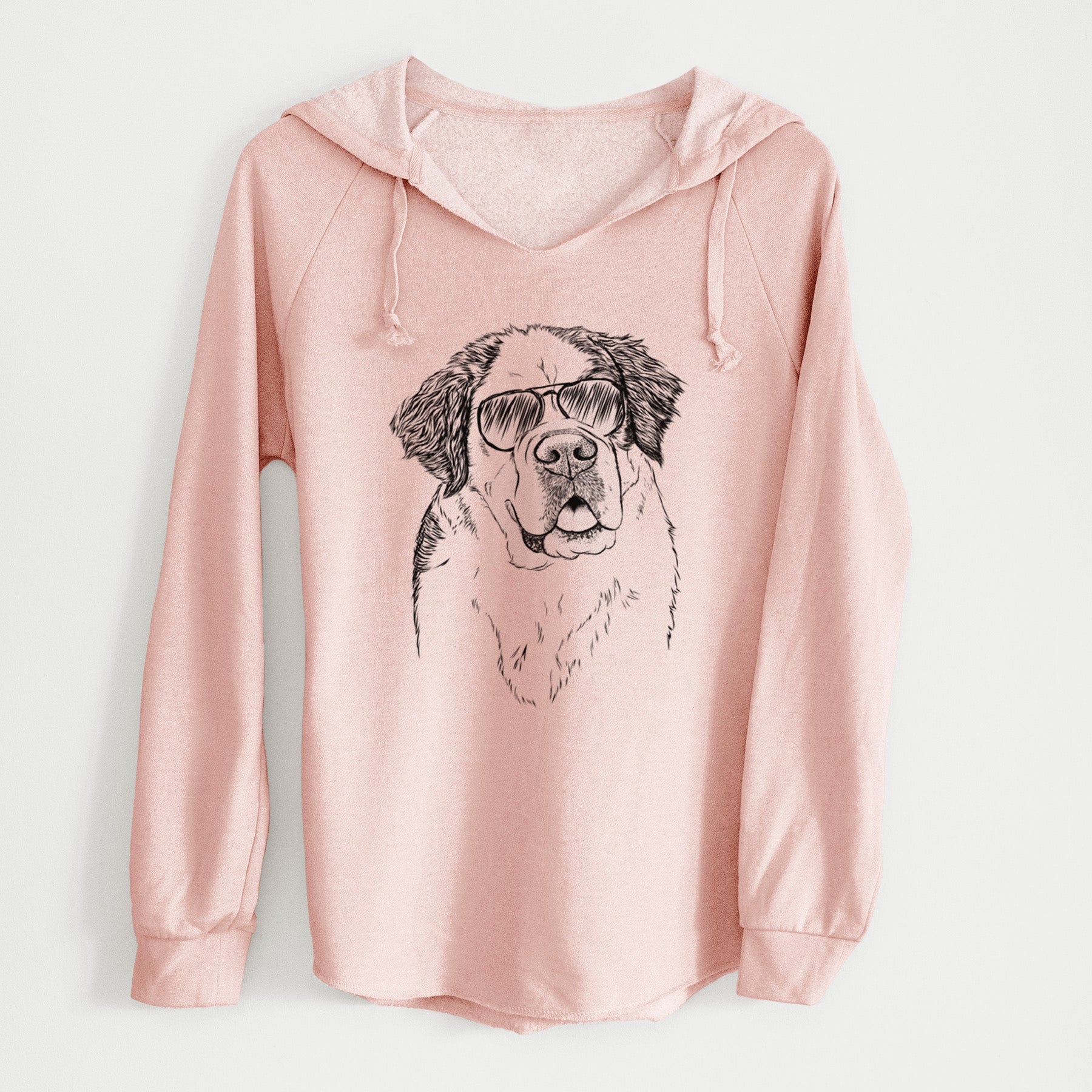 Aviator Hook the Saint Bernard - Cali Wave Hooded Sweatshirt