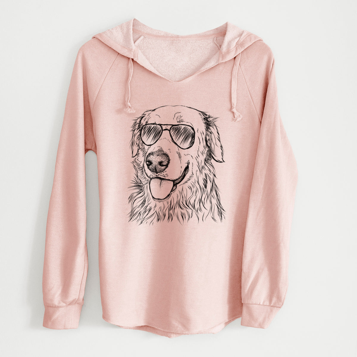Aviator Hopper the Golden Retriever - Cali Wave Hooded Sweatshirt