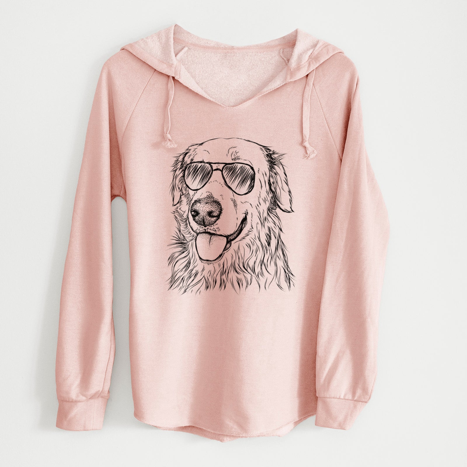 Aviator Hopper the Golden Retriever - Cali Wave Hooded Sweatshirt