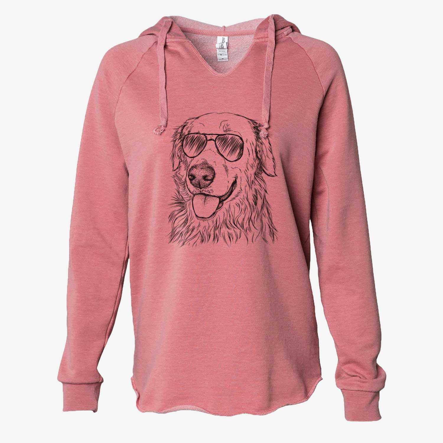 Hopper the Golden Retriever - Cali Wave Hooded Sweatshirt