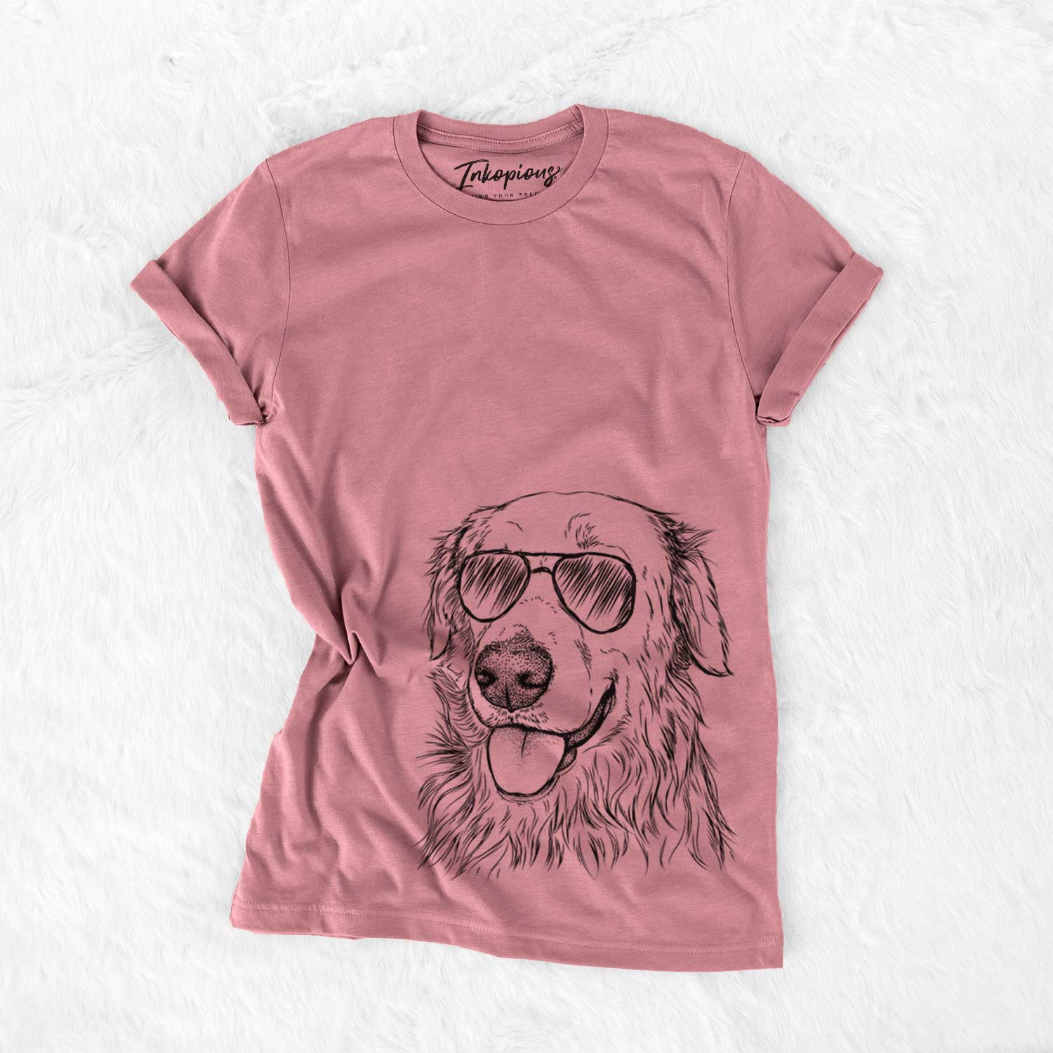 Aviator Hopper the Golden Retriever - Unisex Crewneck
