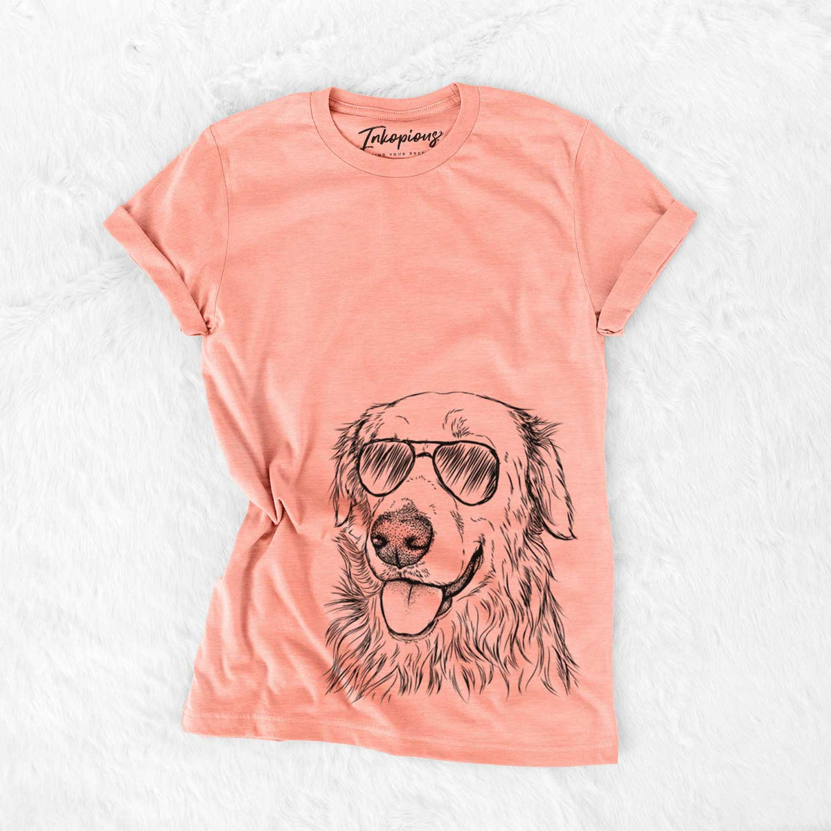 Hopper the Golden Retriever - Bella Canvas Unisex Crewneck
