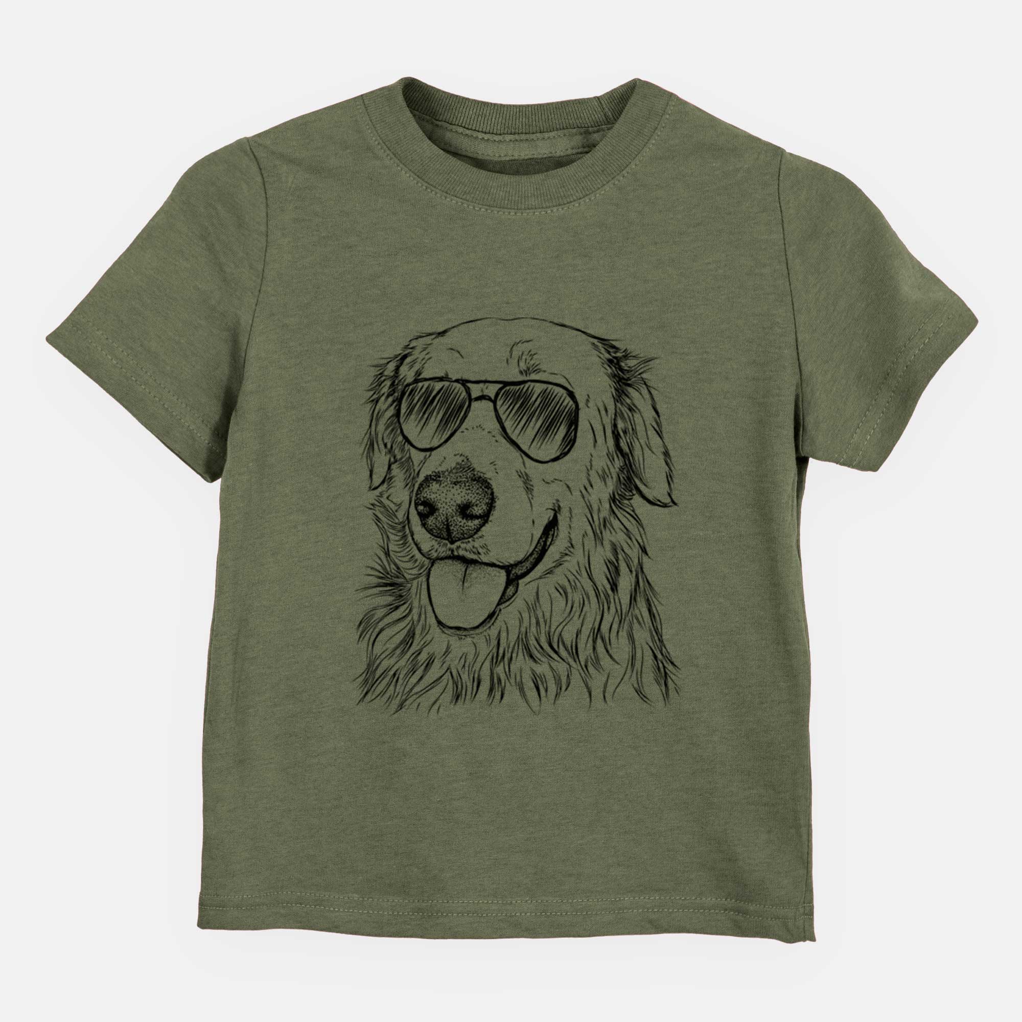 Aviator Hopper the Golden Retriever - Kids/Youth/Toddler Shirt