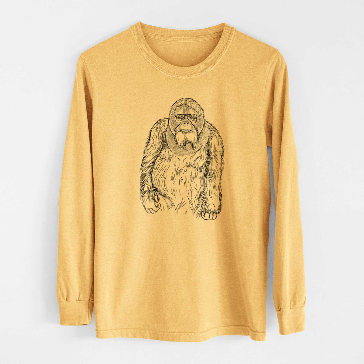 Aviators Horace the Male Orangutan - Heavyweight 100% Cotton Long Sleeve