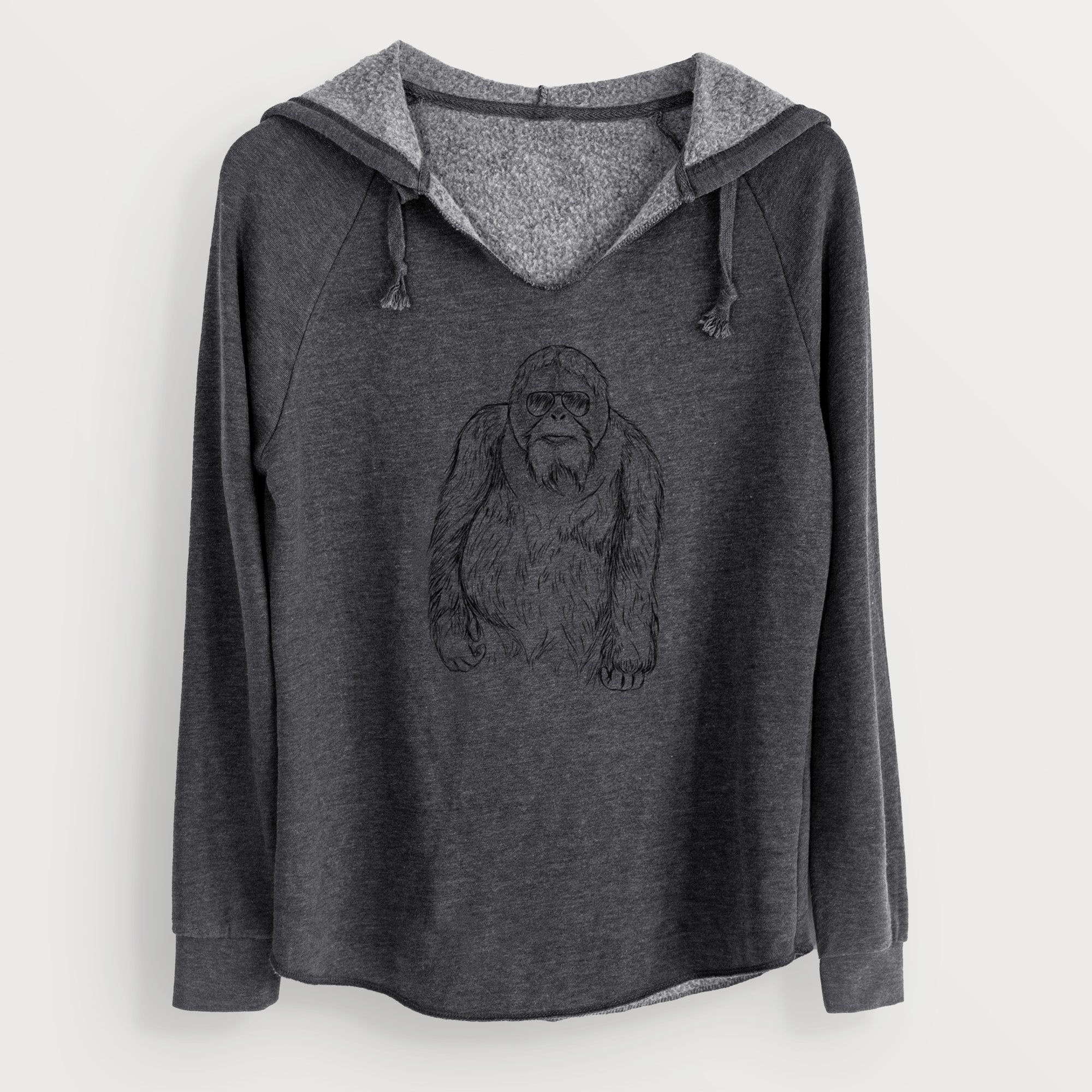 Aviator Horace the Male Orangutan - Cali Wave Hooded Sweatshirt