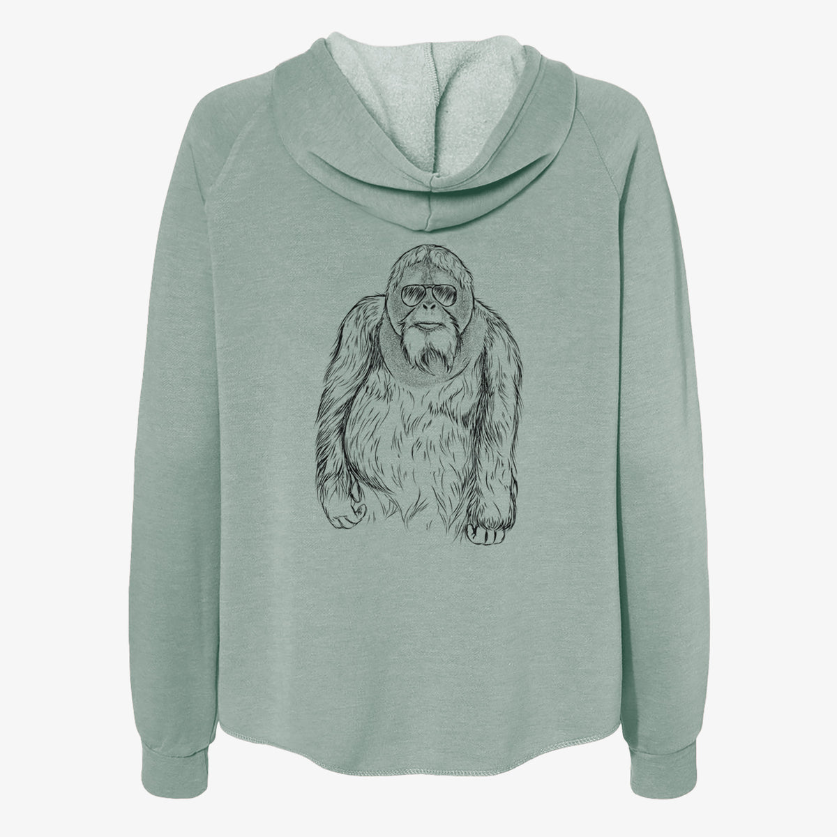 Horace the Male Orangutan - Women's Cali Wave Zip-Up Sweatshirt