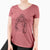 Aviator Horace the Male Orangutan - Women's V-neck Shirt