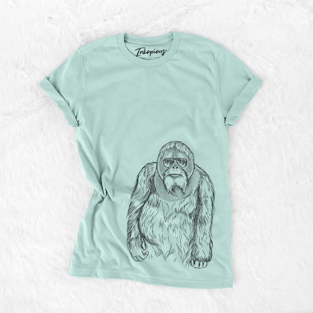 Aviator Horace the Male Orangutan - Unisex Crewneck