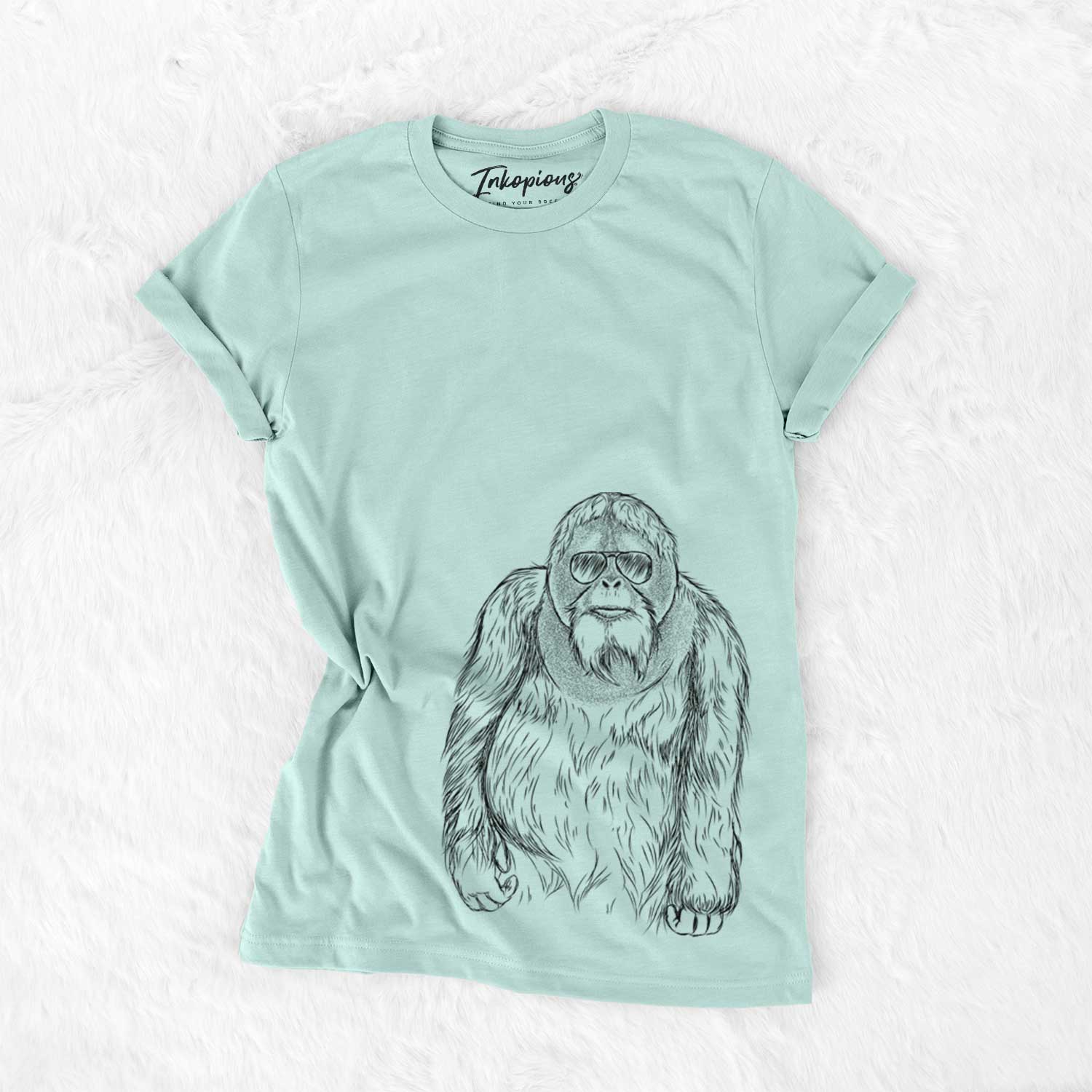 Aviator Horace the Male Orangutan - Unisex Crewneck