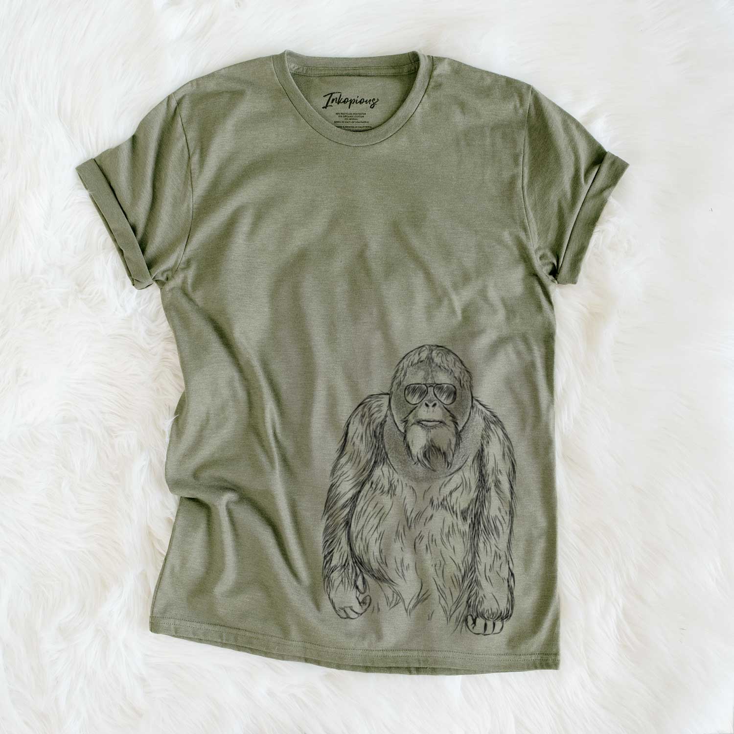 Aviator Horace the Male Orangutan - Unisex Crewneck