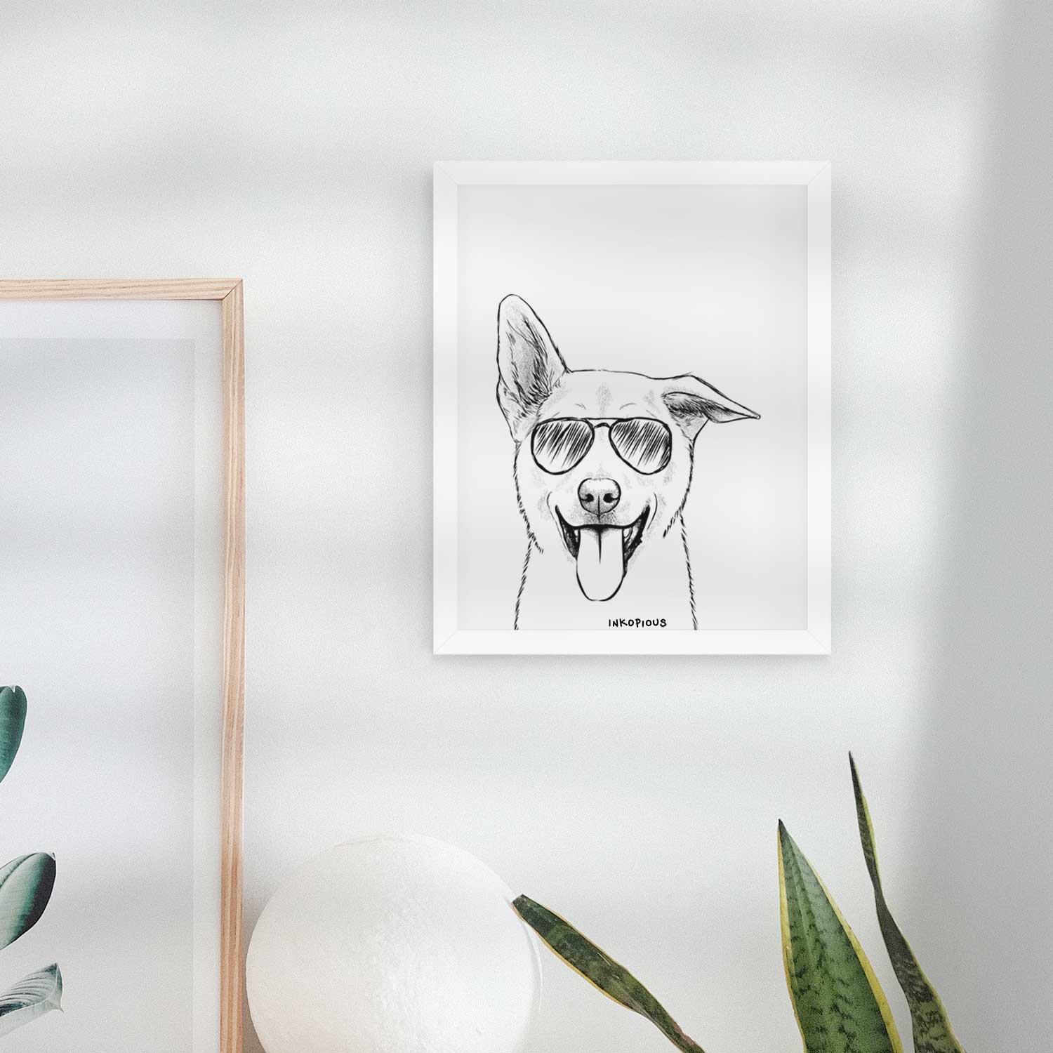 Hoya the Korean Jindo Art Print