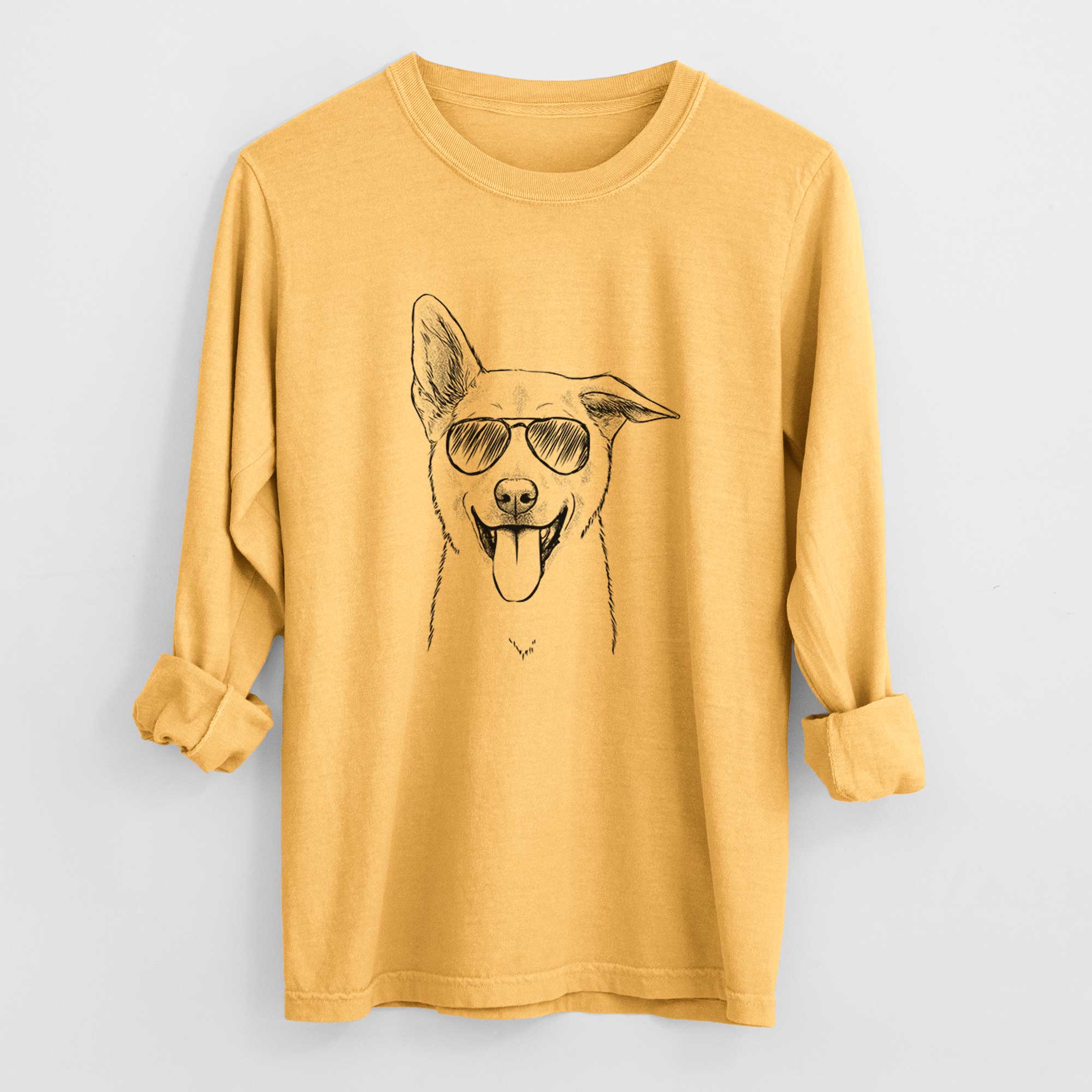 Aviators Hoya the Korean Jindo - Heavyweight 100% Cotton Long Sleeve