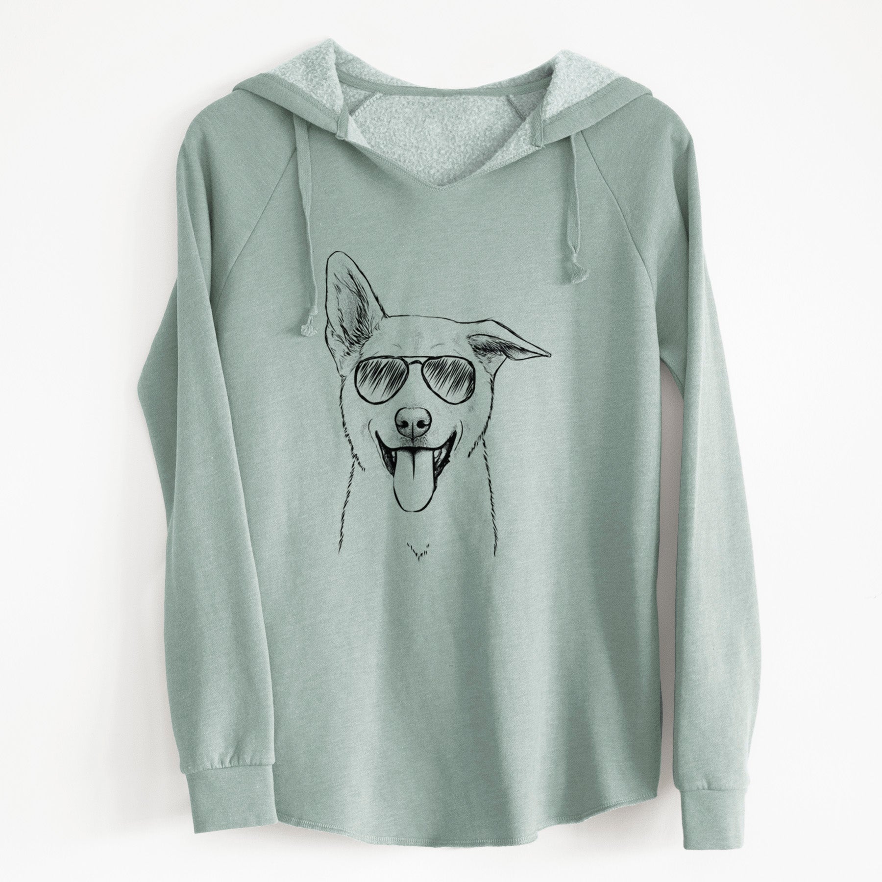 Aviator Hoya the Korean Jindo - Cali Wave Hooded Sweatshirt