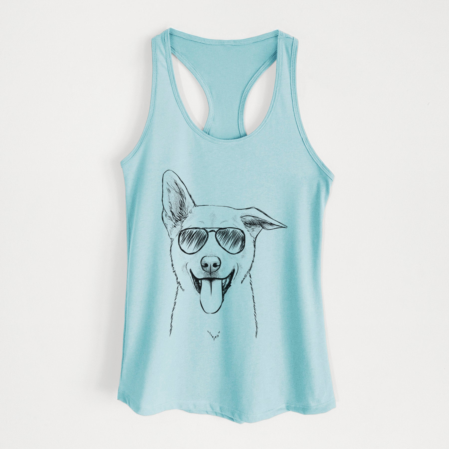 Hoya the Korean Jindo - Women's Racerback Tanktop