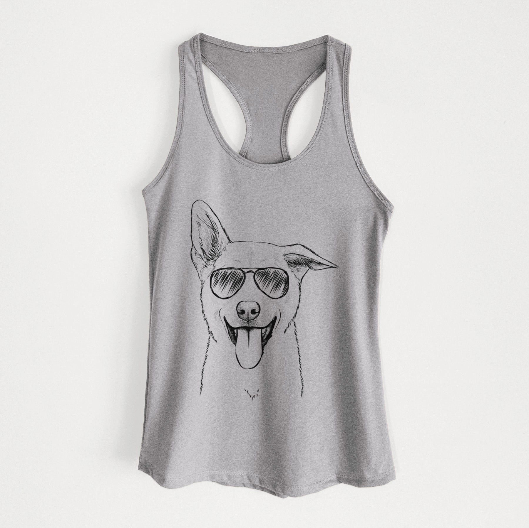 Hoya the Korean Jindo - Women's Racerback Tanktop