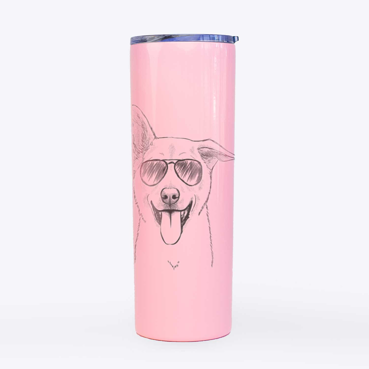 Hoya the Korean Jindo - 20oz Skinny Tumbler