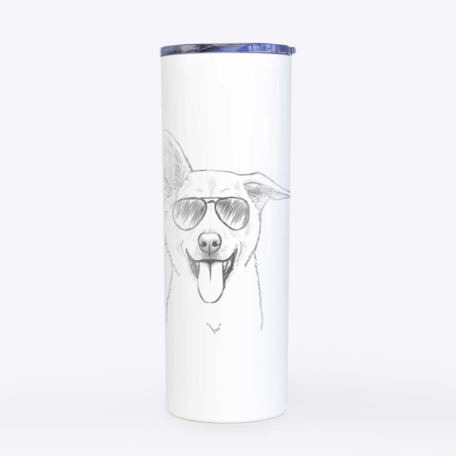 Hoya the Korean Jindo - 20oz Skinny Tumbler