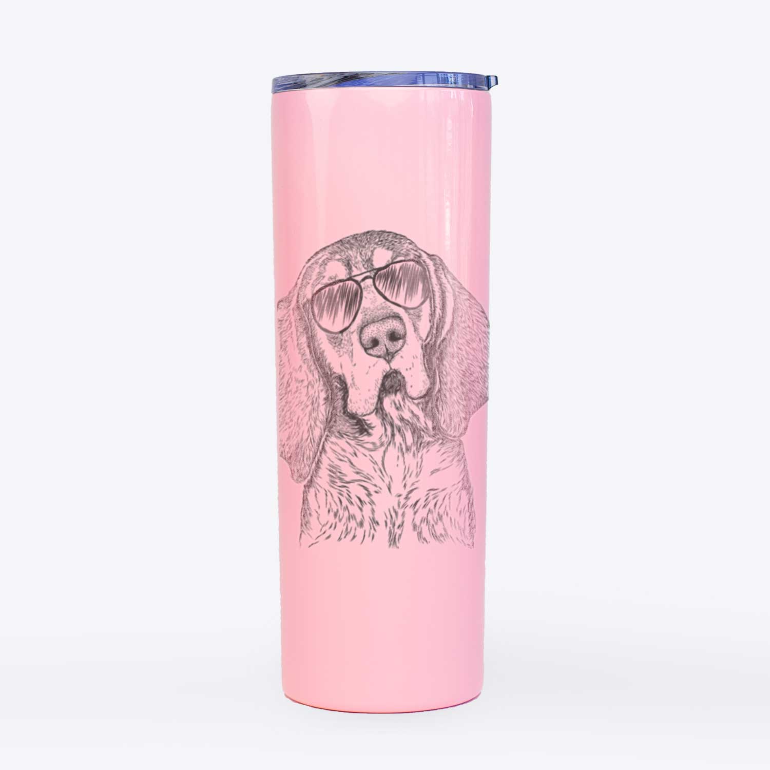 Huck the Bluetick Coonhound - 20oz Skinny Tumbler