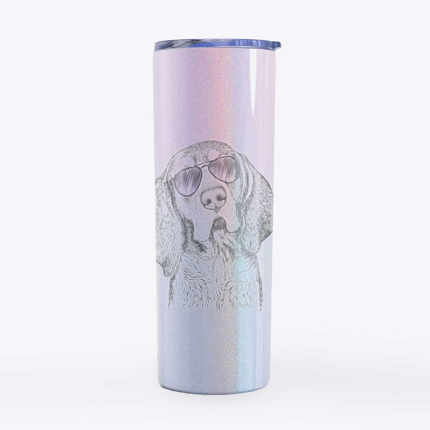 Huck the Bluetick Coonhound - 20oz Skinny Tumbler