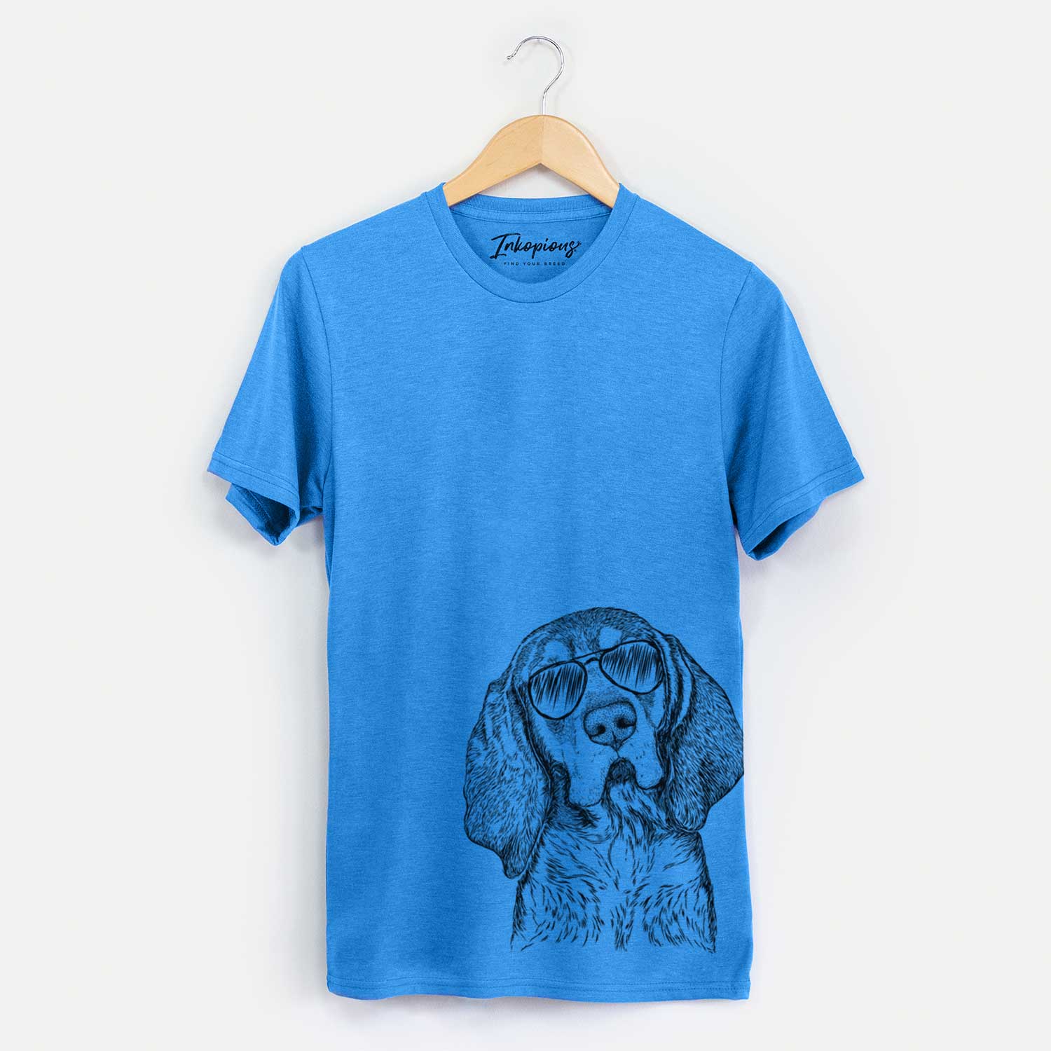 Aviator Huck the Bluetick Coonhound - Unisex Crewneck