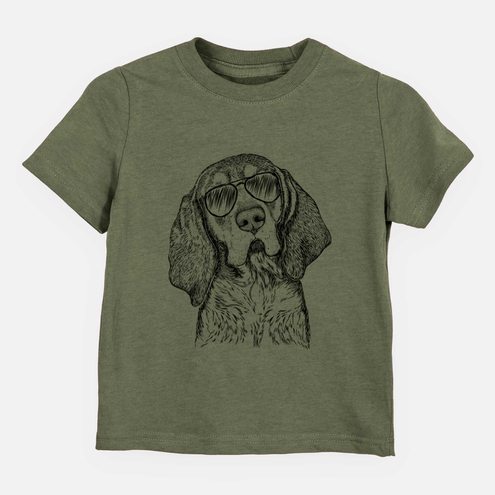 Aviator Huck the Bluetick Coonhound - Kids/Youth/Toddler Shirt