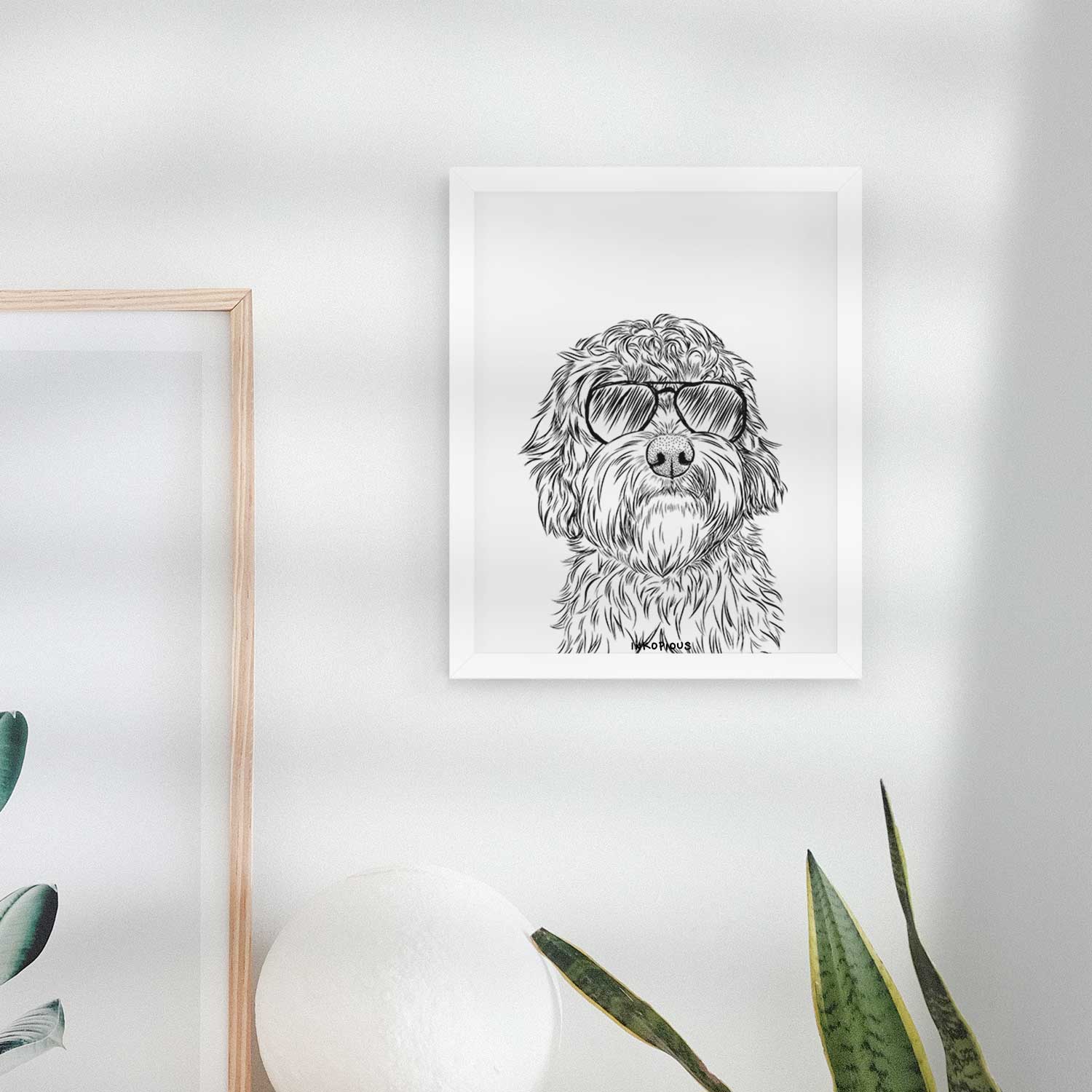 Huckleberry the Australian Labradoodle Art Print