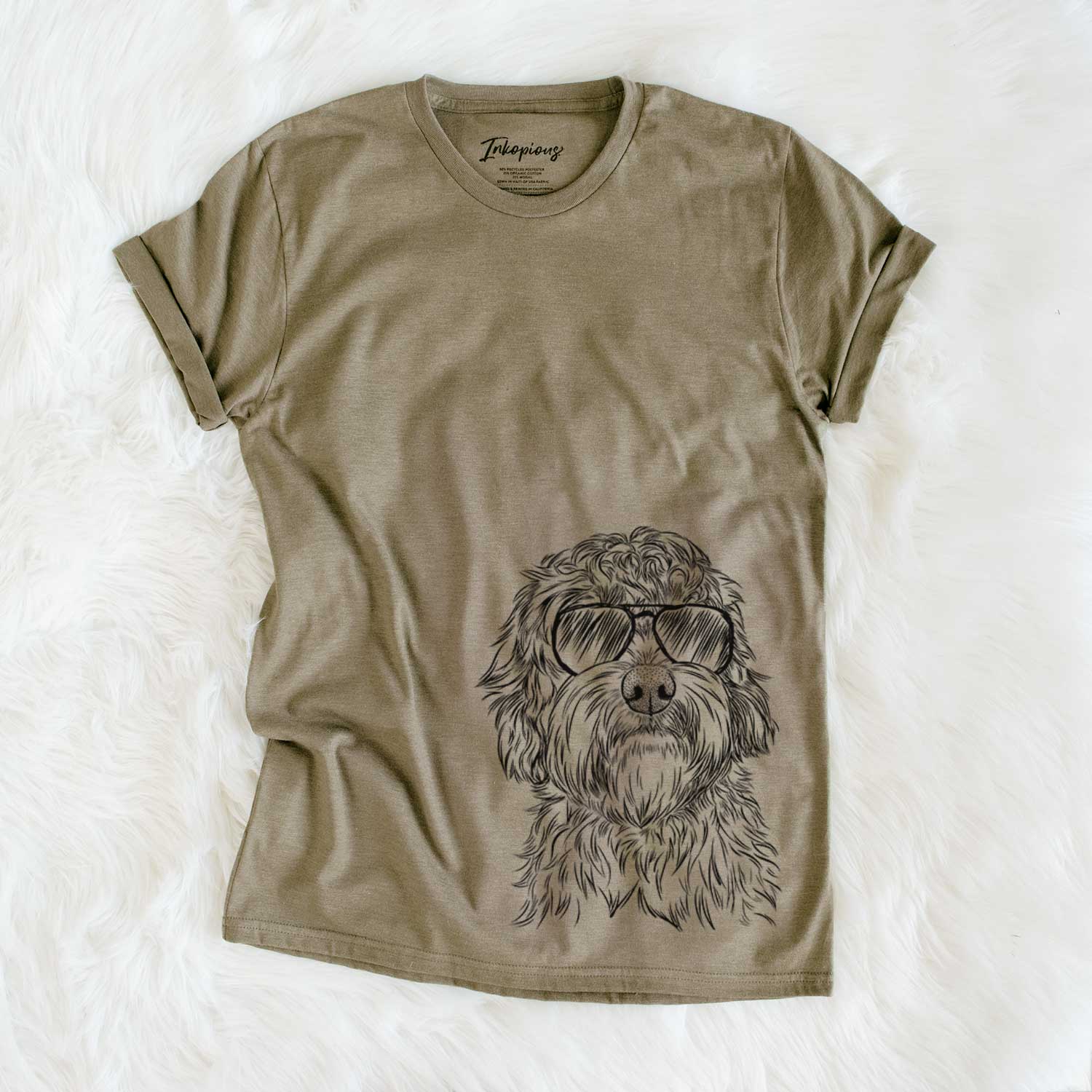 Aviator Huckleberry the Australian Labradoodle - Unisex Crewneck