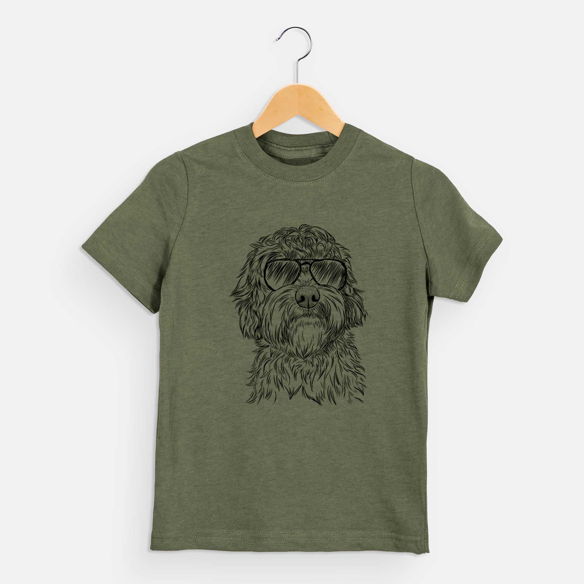 Aviator Huckleberry the Australian Labradoodle - Kids/Youth/Toddler Shirt