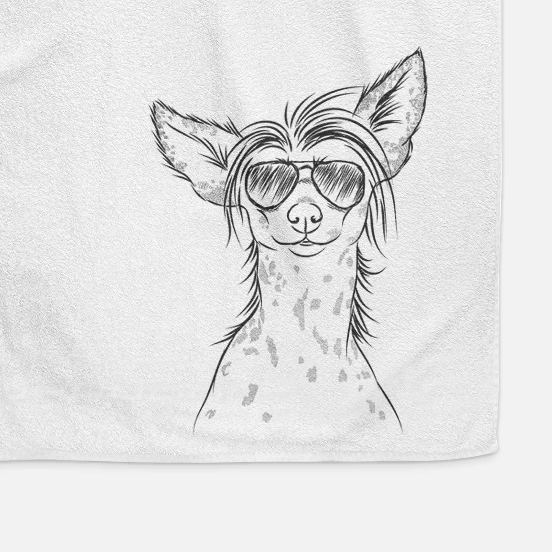 Hudson the Chinese Crested Decorative Hand Towel