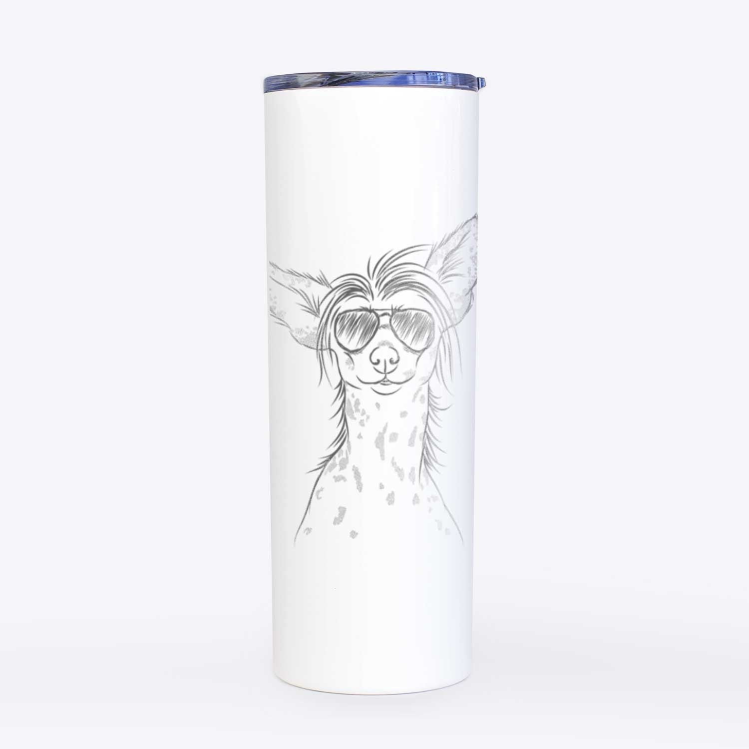 Hudson the Chinese Crested - 20oz Skinny Tumbler