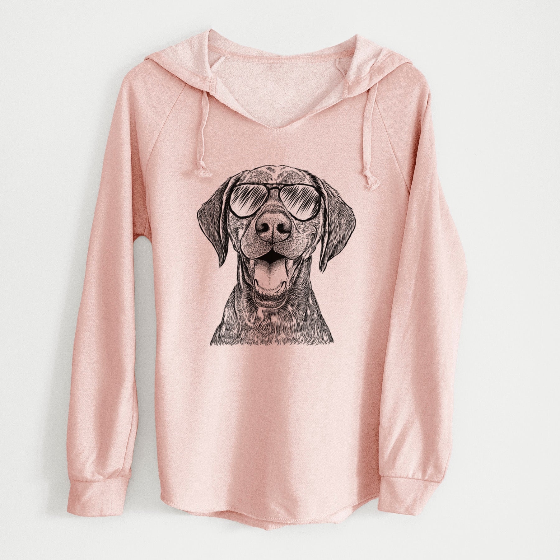 Aviator Hudson the German Shorthaired Pointer - Cali Wave Hooded Sweatshirt