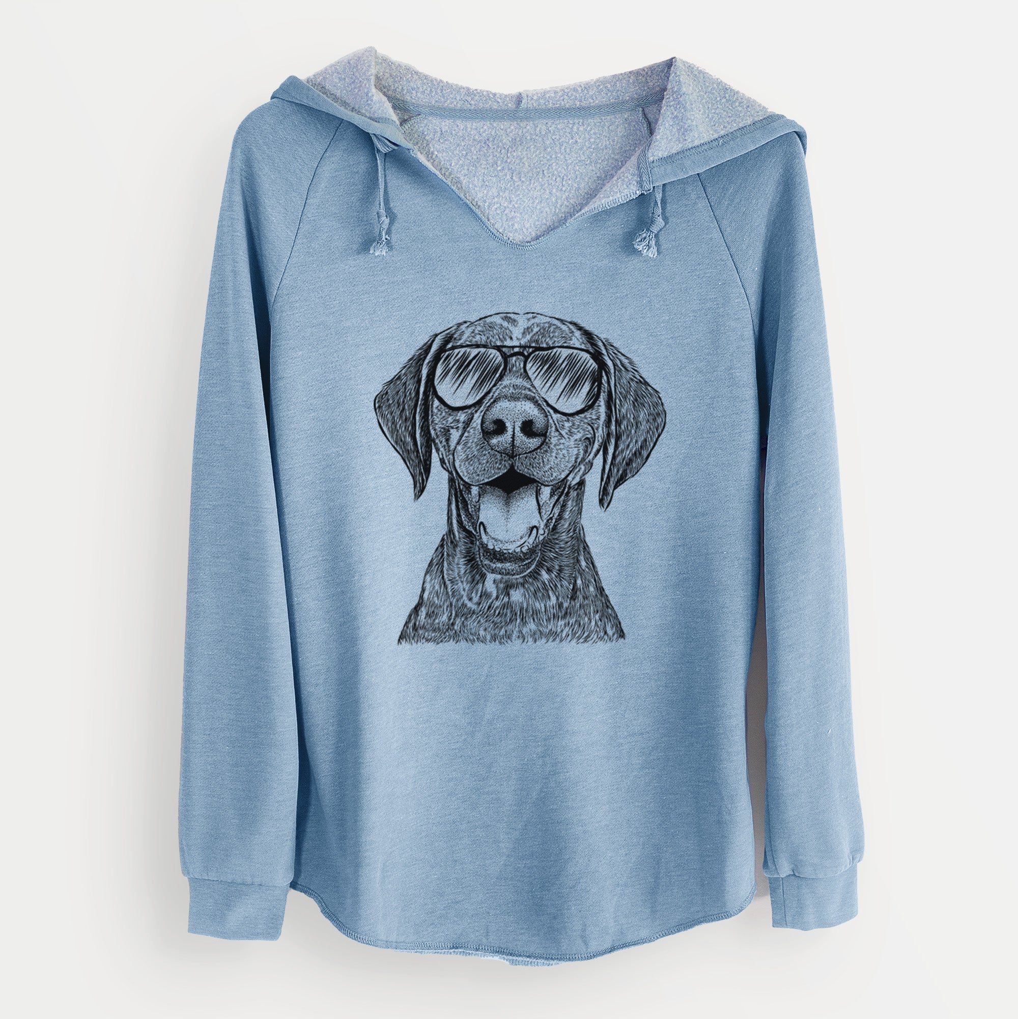 Aviator Hudson the German Shorthaired Pointer - Cali Wave Hooded Sweatshirt