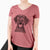 Aviator Hudson the German Shorthaired Pointer - Women's V-neck Shirt