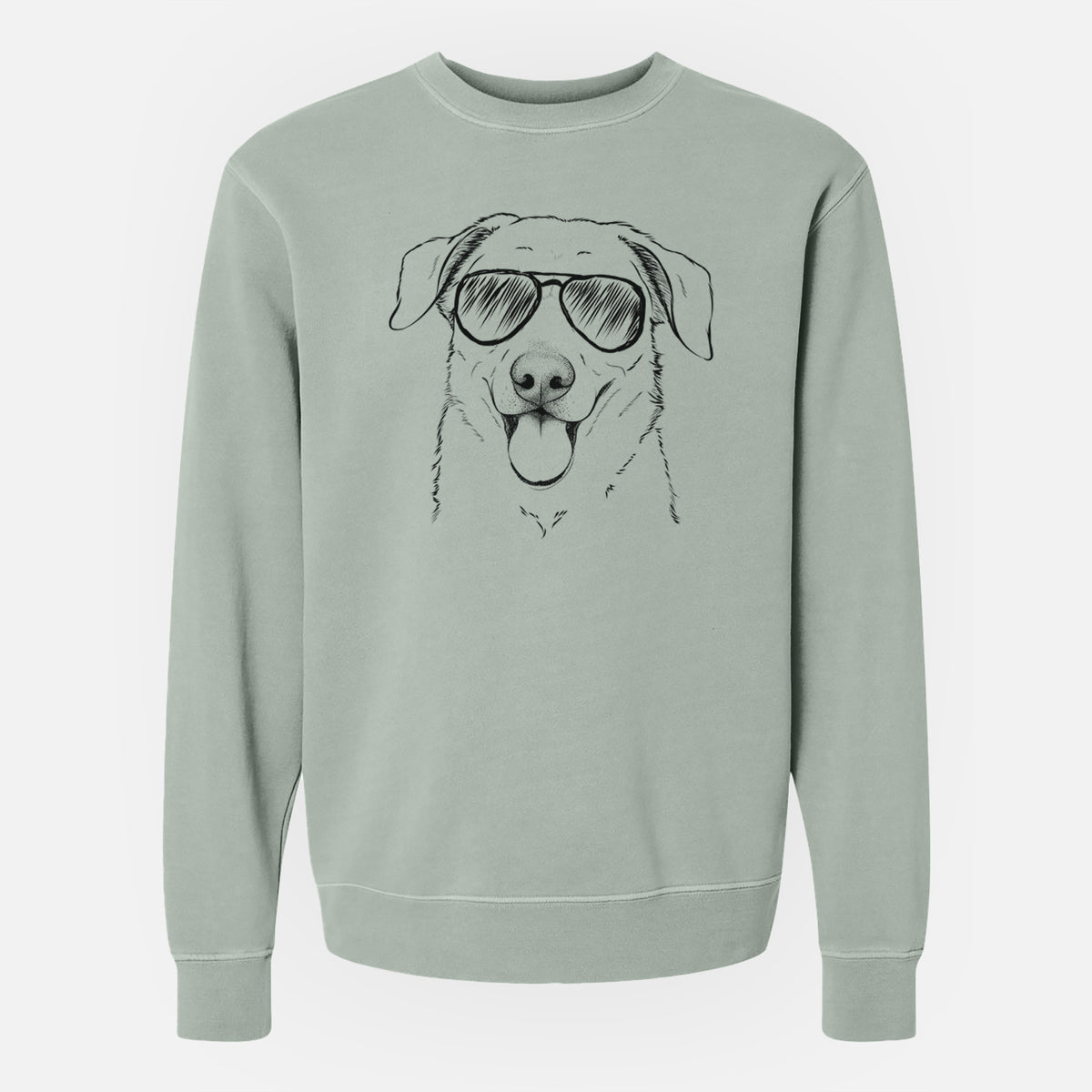 Aviator Hudson the Shepherd - Unisex Pigment Dyed Crew Sweatshirt