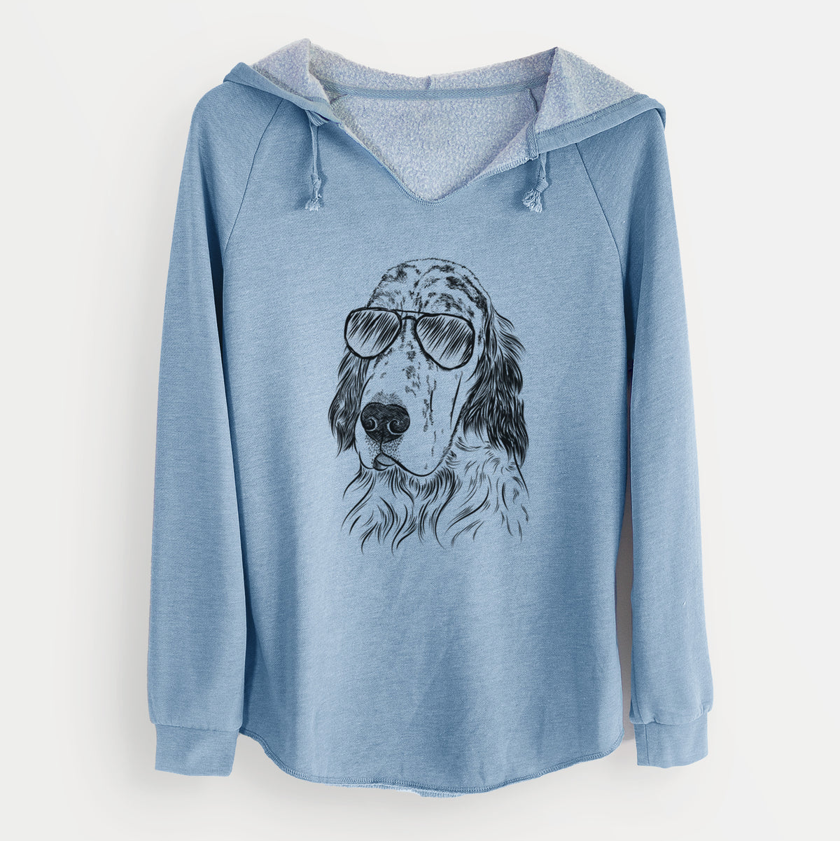 Aviator Hutch the English Setter - Cali Wave Hooded Sweatshirt