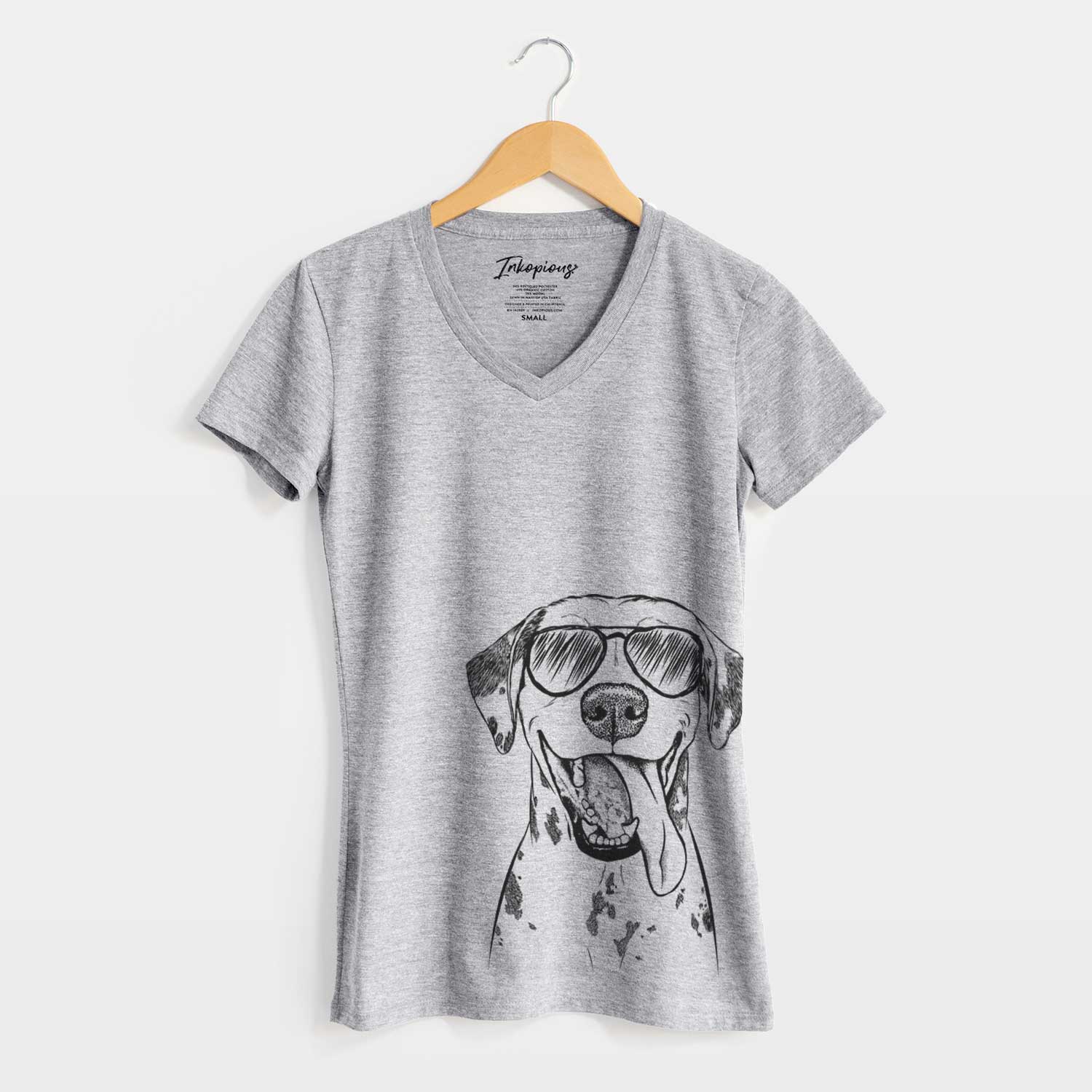 Aviator Hydro the Dalmatian - Women's V-neck Shirt