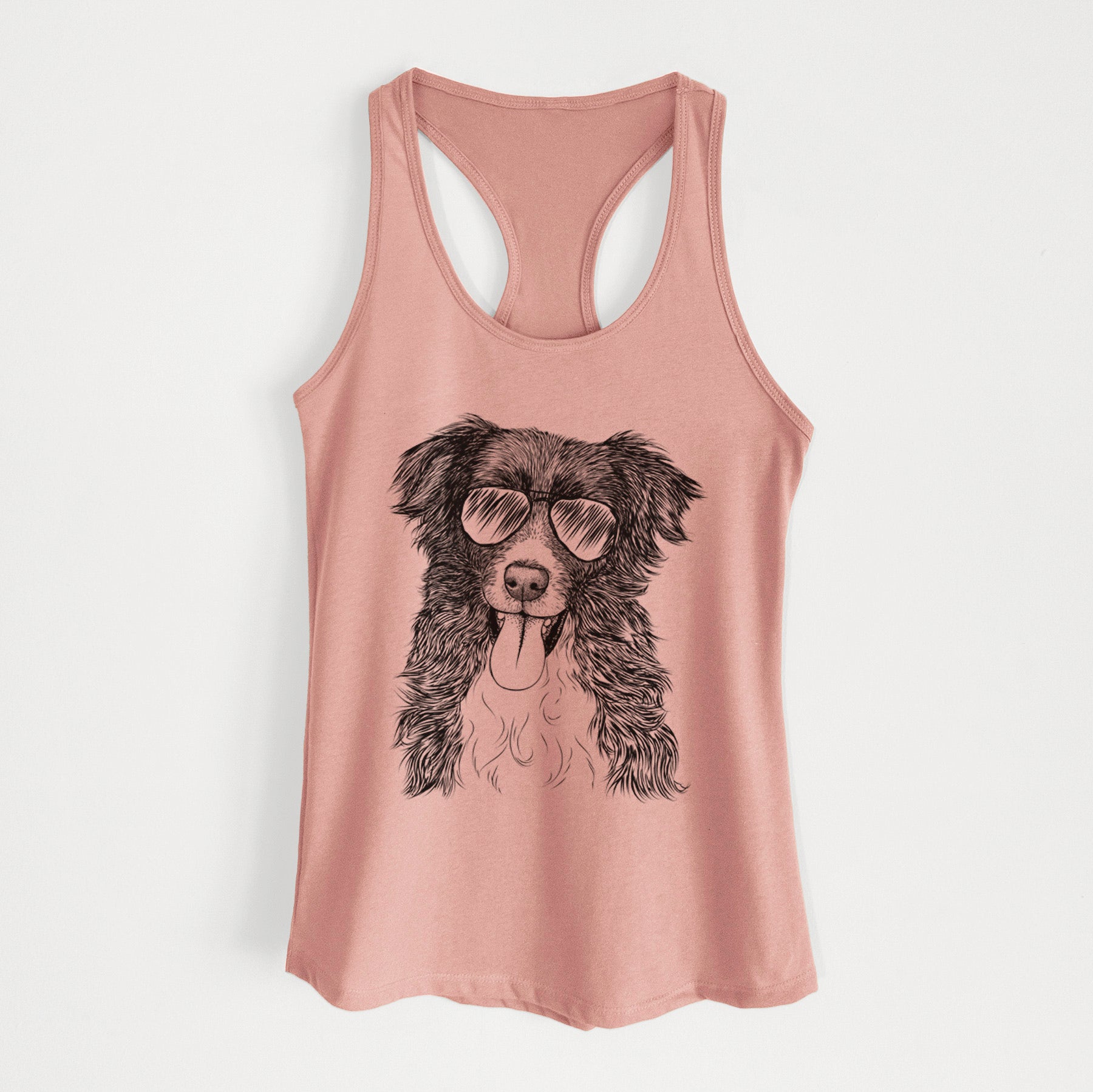 Indi the Border Collie - Women's Racerback Tanktop