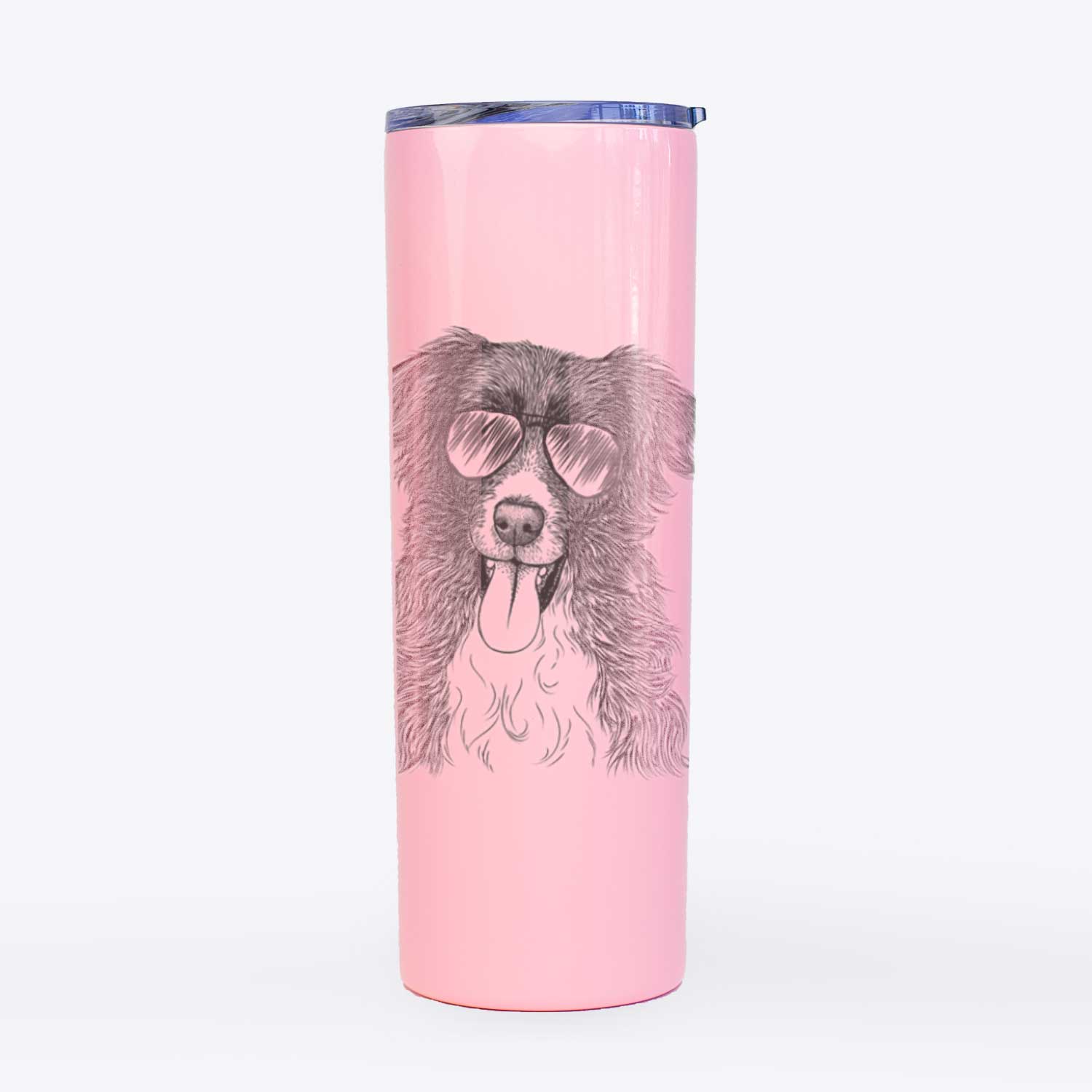 Indi the Border Collie - 20oz Skinny Tumbler