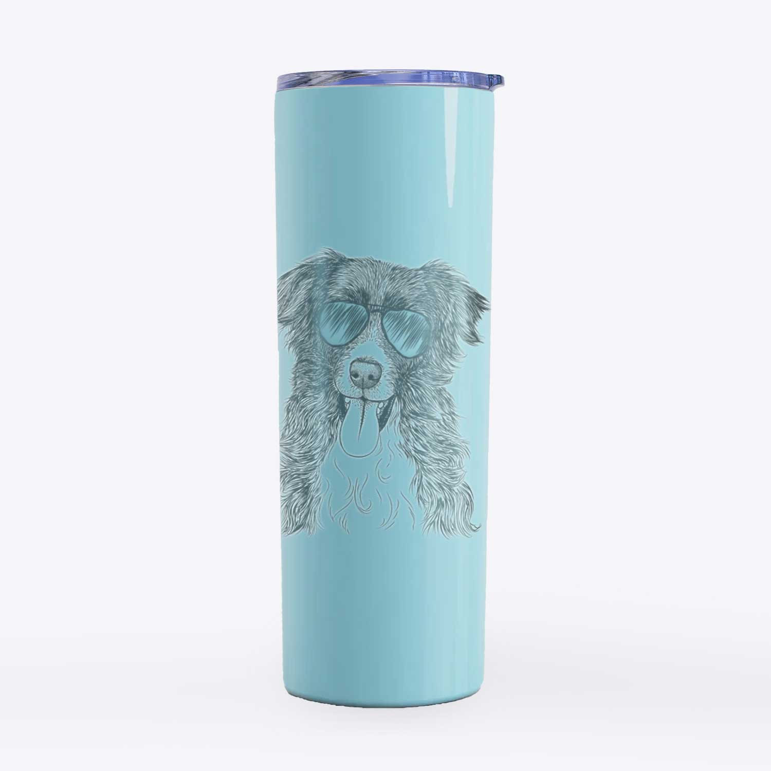 Indi the Border Collie - 20oz Skinny Tumbler