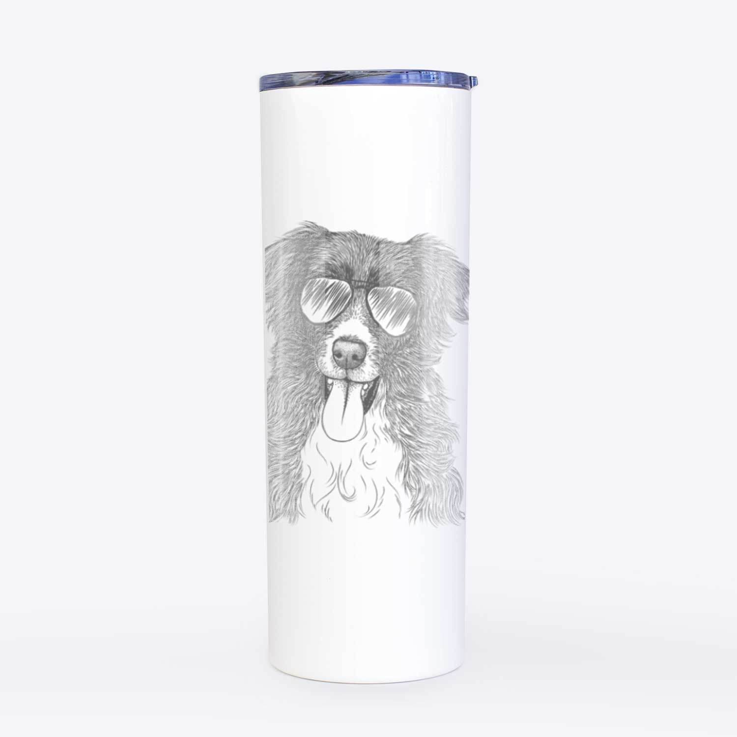 Indi the Border Collie - 20oz Skinny Tumbler