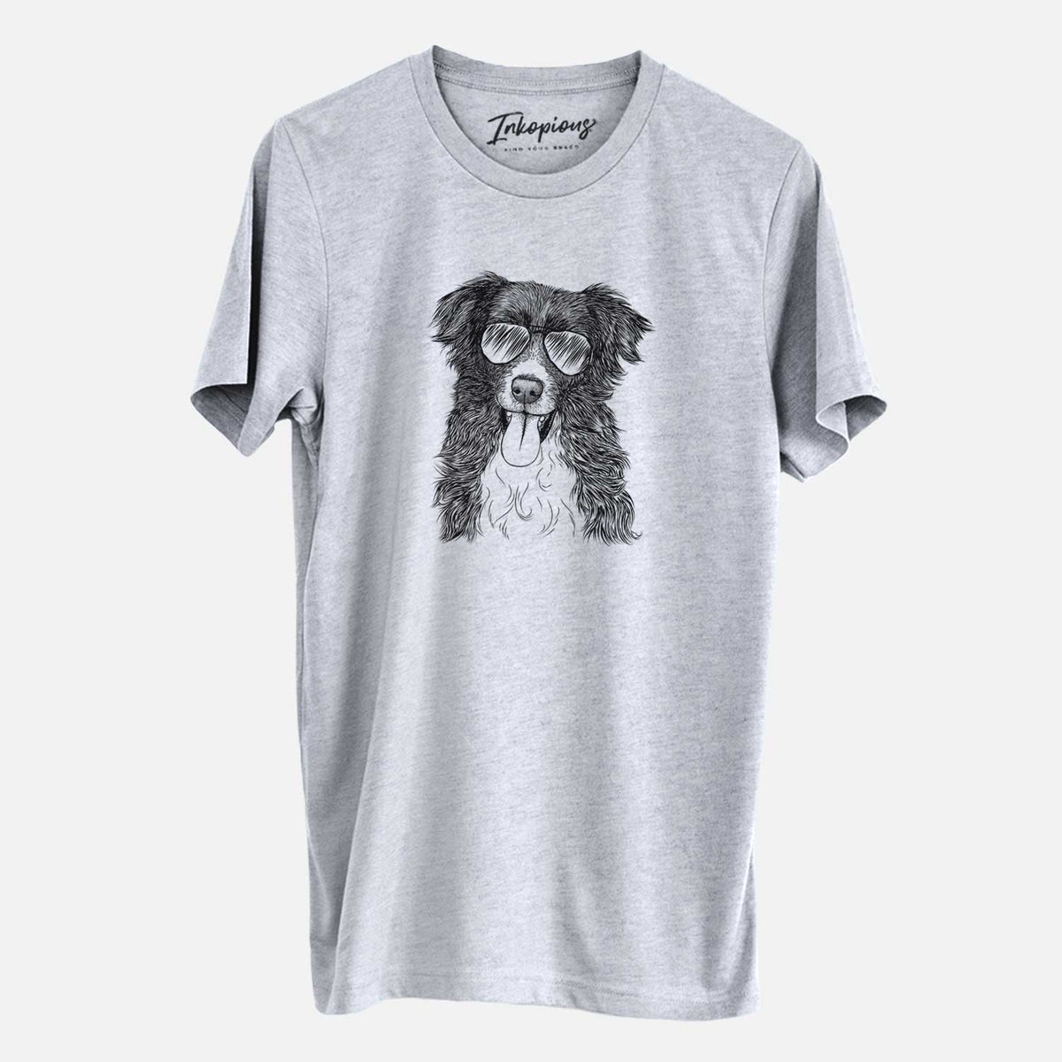 Aviator Indi the Border Collie - Unisex Crewneck