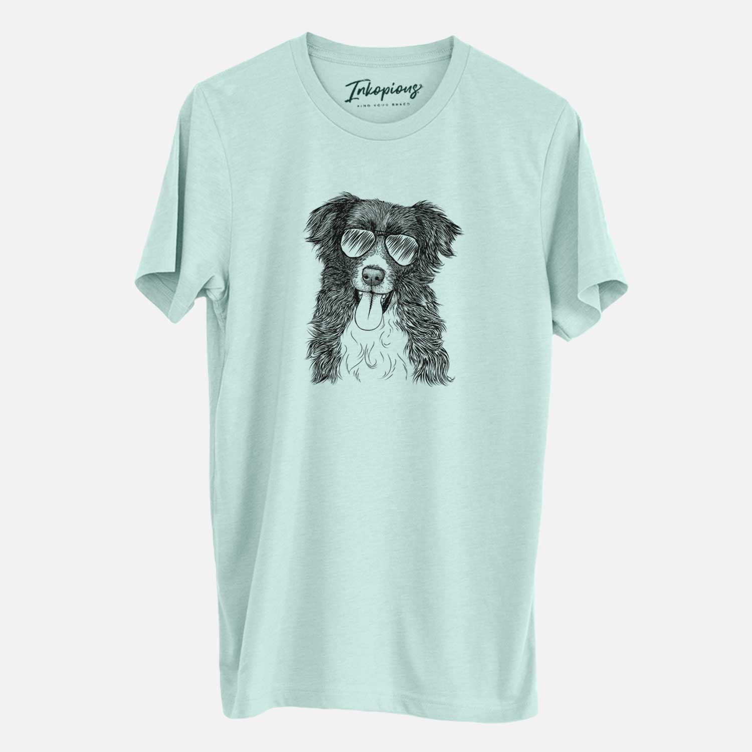 Aviator Indi the Border Collie - Unisex Crewneck