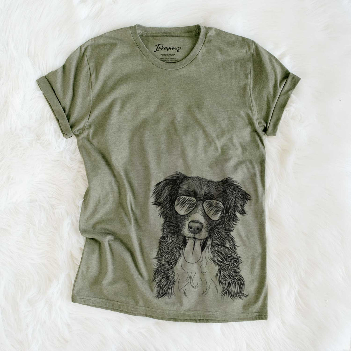 Aviator Indi the Border Collie - Unisex Crewneck