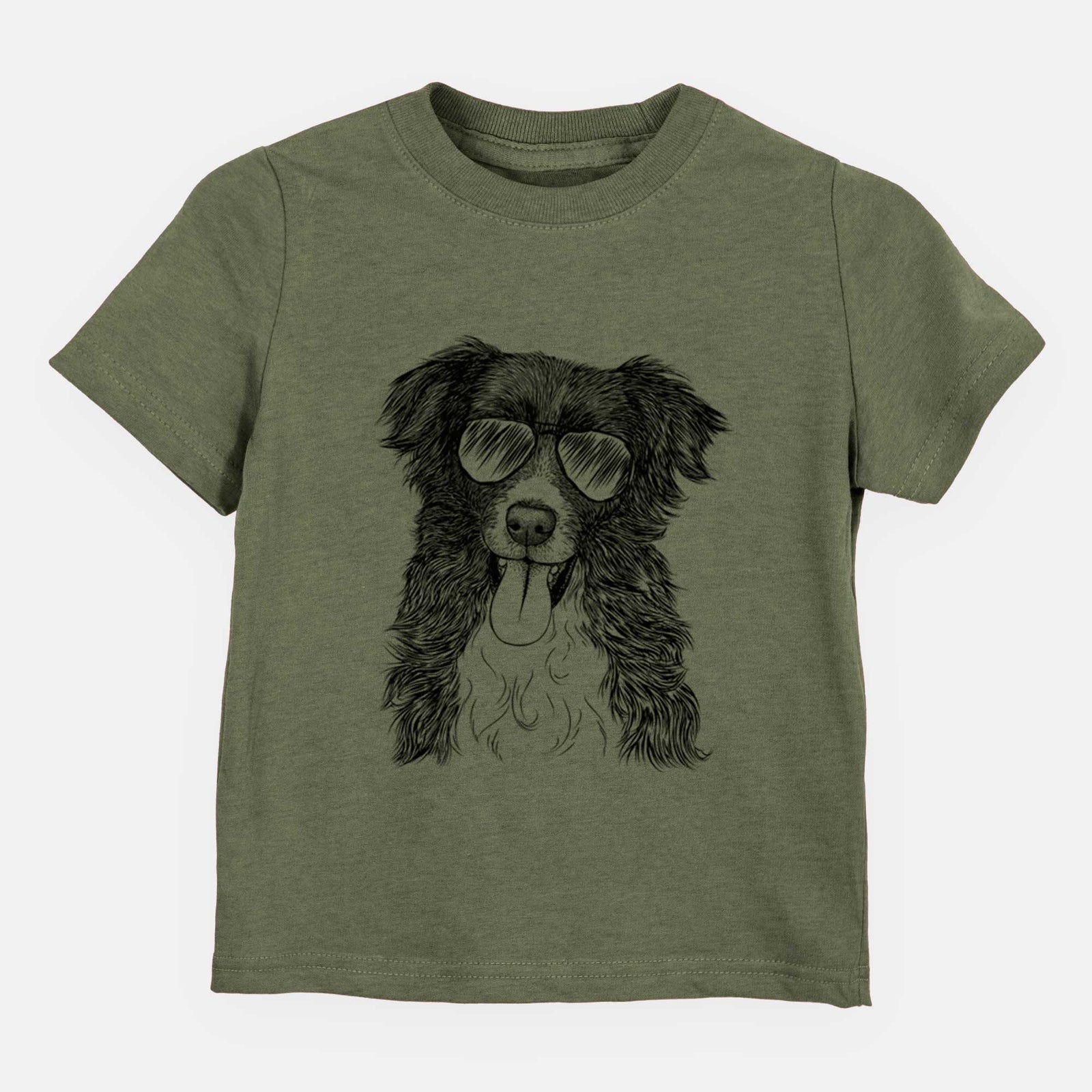 Aviator Indi the Border Collie - Kids/Youth/Toddler Shirt