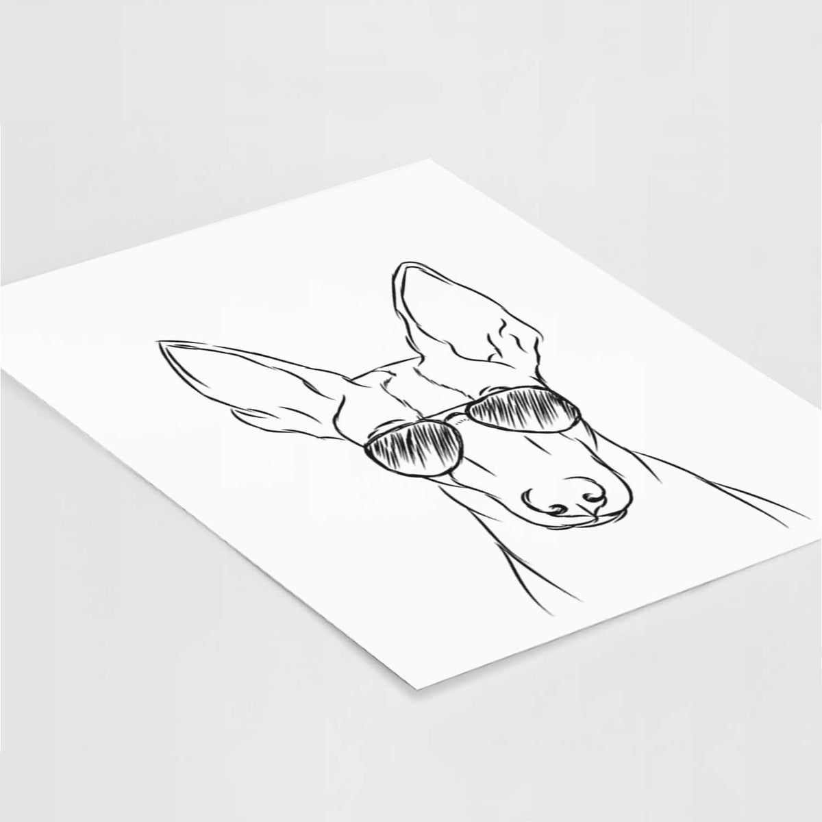 Indy the Ibizan Hound Art Print
