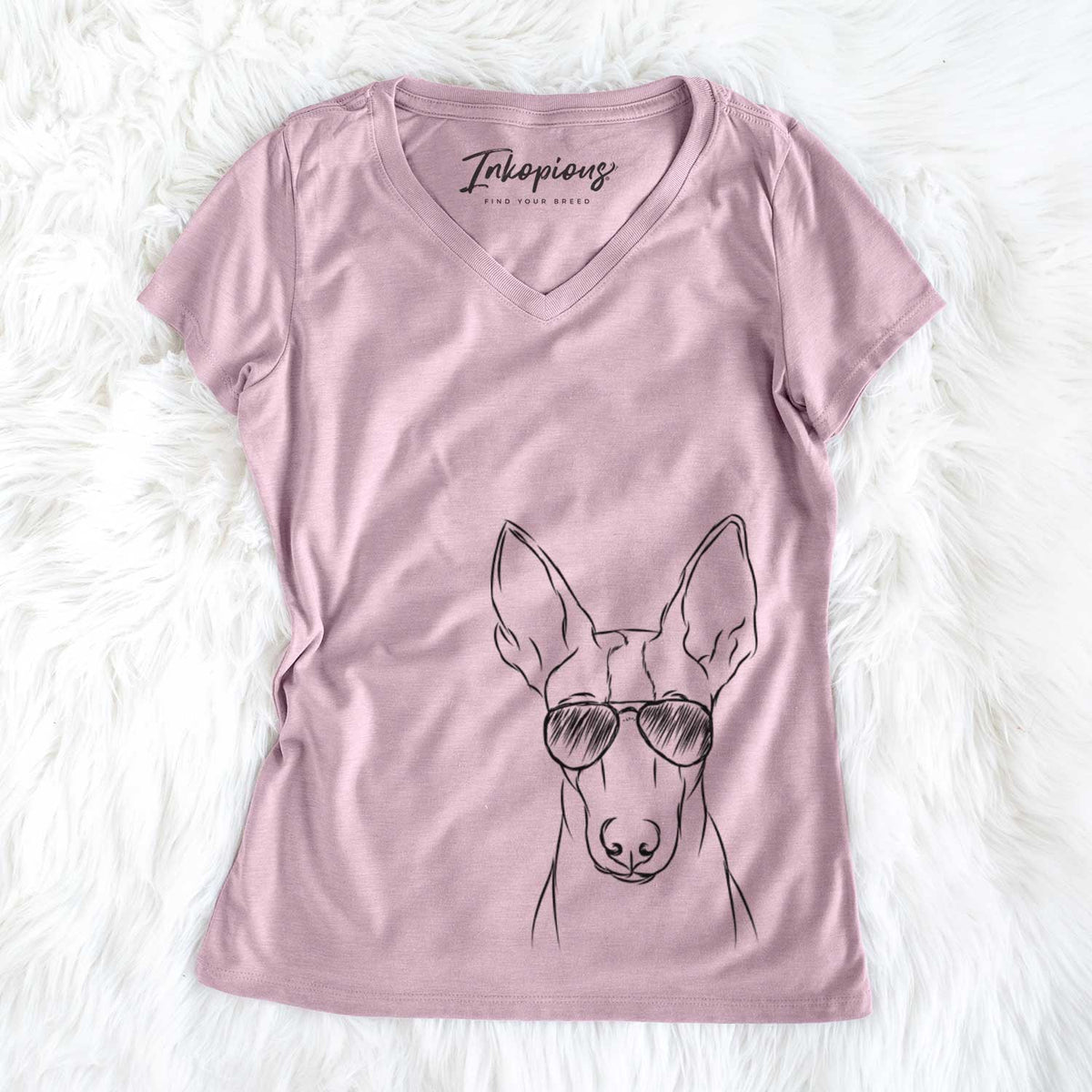 Indy the Ibizan Hound - Women's V-neck Shirt