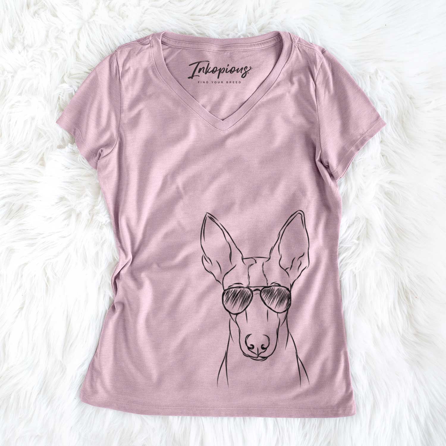 Indy the Ibizan Hound - Women's V-neck Shirt