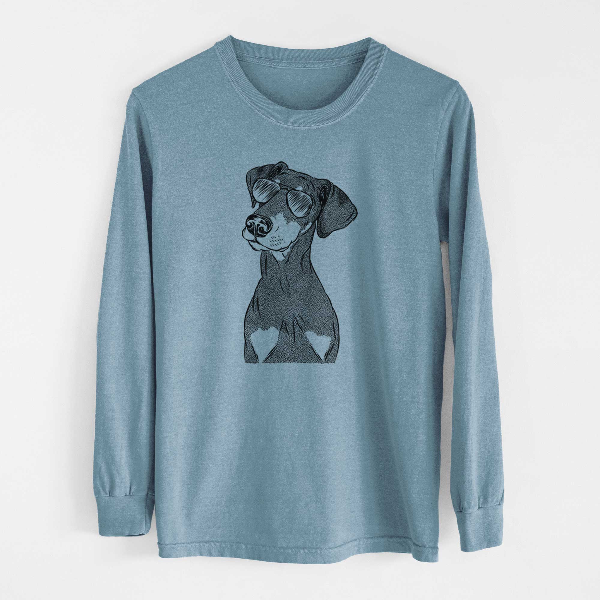 Aviators Iroh the Doberman Pinscher - Heavyweight 100% Cotton Long Sleeve