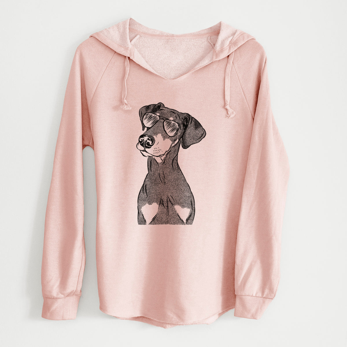 Aviator Iroh the Doberman Pinscher - Cali Wave Hooded Sweatshirt